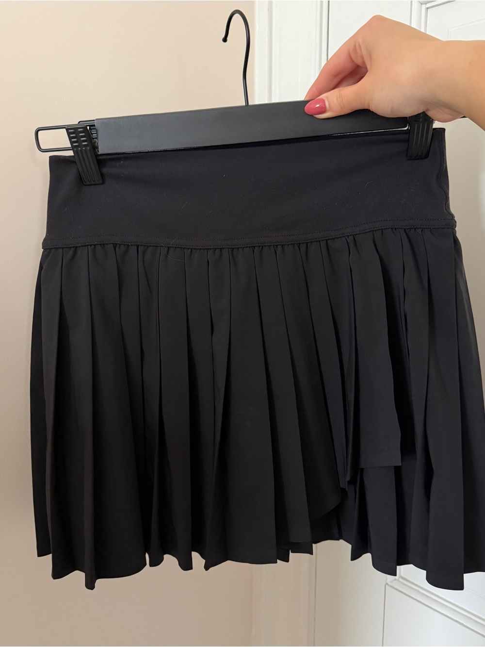aerie Black Pleated Athletic Tennis Skort Size Small